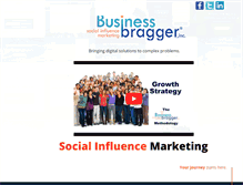 Tablet Screenshot of businessbragger.com
